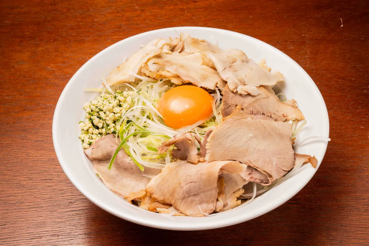 ネギチャーシュー冷やしぶっかけ